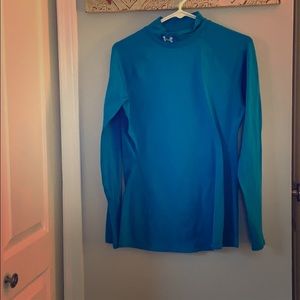 Medium Teal Underarmour Cold Gear turtle neck